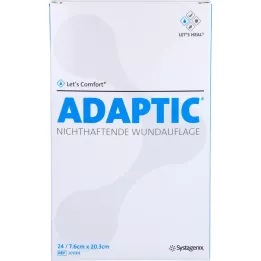 ADAPTIC 7,6x20,3 cm kostea haavasidos 2015DE, 24 kpl