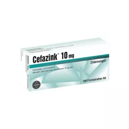 CEFAZINK 10 mg kalvopäällysteiset tabletit, 100 kpl