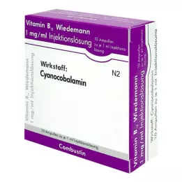 VITAMIN B12 WIEDEMANN 1 mg/ml Injektioliuos, 10 kpl