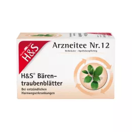 H&amp;S Bearberry-teensuodatinpussit, 20X2,7 g