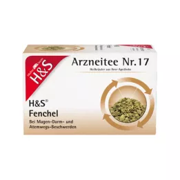 H&S Fenkolitee sekoittamattomat suodatinpussit, 20X2,2 g