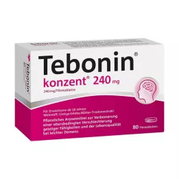 TEBONIN konzent 240 mg kalvopäällysteiset tabletit, 80 kpl