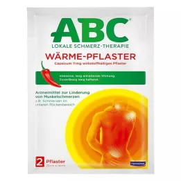 ABC Lämpölastari Capsicum Hansaplast med 14x22, 2 kpl