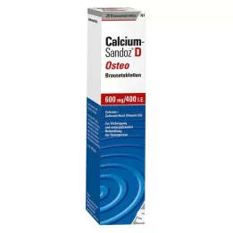 CALCIUM SANDOZ D Osteo-poretabletit, 20 kpl