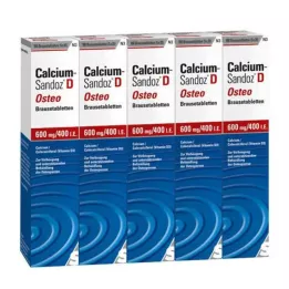 CALCIUM SANDOZ D Osteo-poretabletit, 100 kpl