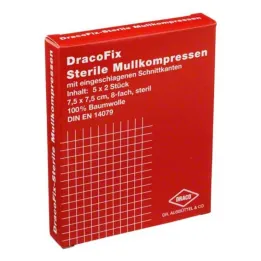 Dracofix Peel -kompressit, 5 x 2 kpl