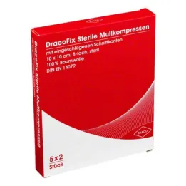 Dracofix Peel kompressit, 5x2 kpl