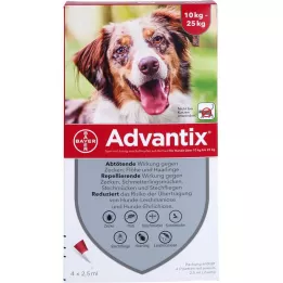 Advantix Spot-on Dog10-25, 4 kpl