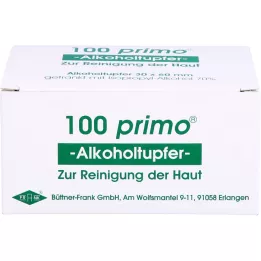 PRIMO Alkoholipyyhkeet, 100 kpl