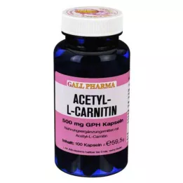 ACETYL-L-CARNITIN 500 mg kapselit, 100 kpl