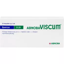 ABNOBAVISCUM Quercus D 20 ampulli, 8 kpl