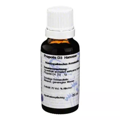 PROPOLIS D3-laimennus, 20 ml PROPOLIS D3-laimennus, 20 ml