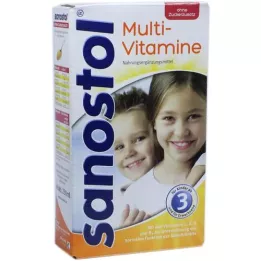 Sanostol Multi-vitamiini mehu ilman sokeria lisäainetta, 230 ml