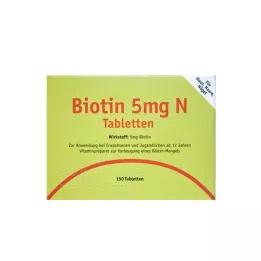 BIOTIN 5 mg N tabletit, 150 kpl