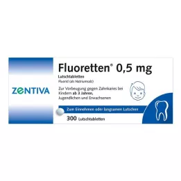 FLUORETTEN 0,5 mg tabletit, 300 kpl