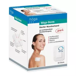 HÖGA-DERM Steriili kipsi 53x70 mm, 50 kpl