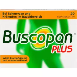 Buscopan Plus kalvopäällysteiset tabletit, 20 kpl