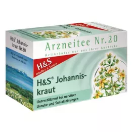 H&amp;S mäkikuisman suodatinpussit, 20x2,0 g