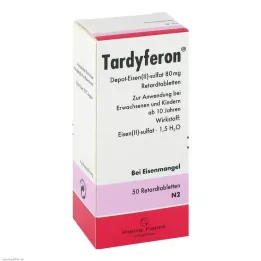 TARDYFERON Depottabletit, 50 kpl