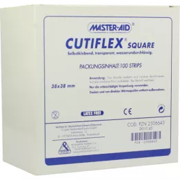 CUTIFLEX Folio Pflaster Square 38x38 mm MasterAid, 100 kpl
