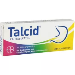 TALCID pureskeltavat tabletit, 20 kpl