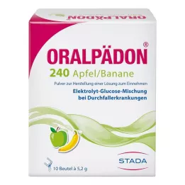 ORALPÄDON 240 omenabanaanijauhetta, 10 kpl