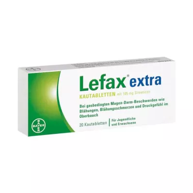 LEFAX ylimääräiset purutabletit, 20 kpl
