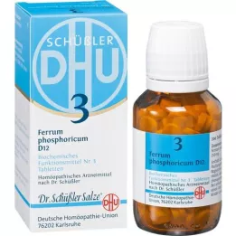 BIOCHEMIE DHU 3 Ferrum fosforicum D 12 tablettia, 200 kpl