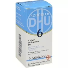 BIOCHEMIE DHU 6 Kalium sulfuricum D 3 tablettia, 200 kpl