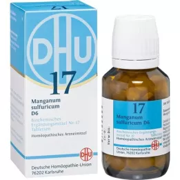 BIOCHEMIE DHU 17 Manganum Sulfuricum d 6 tablettia, 200 kpl
