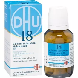 BIOCHEMIE DHU 18 Kalsium rikkiä D 6 tablettia, 200 kpl
