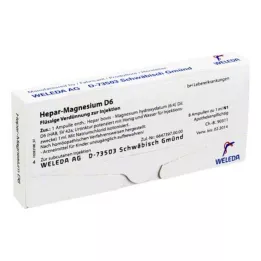 HEPAR MAGNESIUM D 6 -ampullit, 8x1 ml