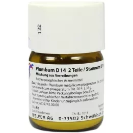 PLUMBUM D14 2 osaa/ STANNUM D14 1 Osan trituaatio, 50 g