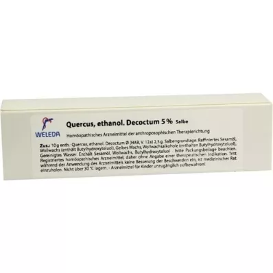 QUERCUS CORTEX 5% voide, 25 g QUERCUS CORTEX 5% voide, 25 g