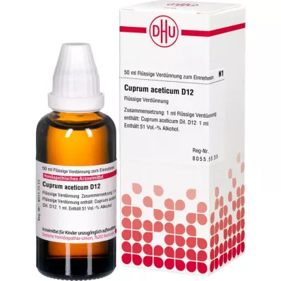 Cuprum Acet D12, 50 ml