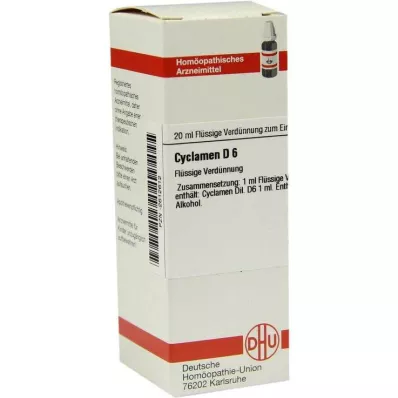 CYCLAMEN D 6 Laimennus, 20 ml CYCLAMEN D 6 Laimennus, 20 ml