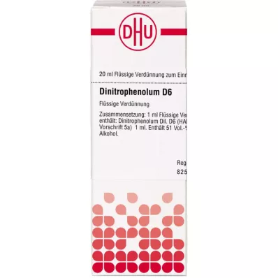 Dinitrofenolum D6, 20 ml