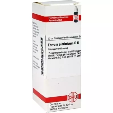 Ferrum Picrinic D6, 20 ml