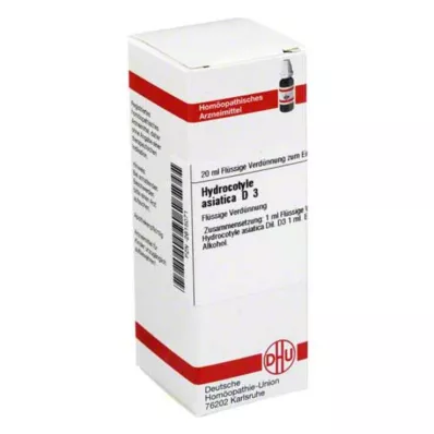 HYDROCOTYLE asiatica D 3 Laimennus, 20 ml