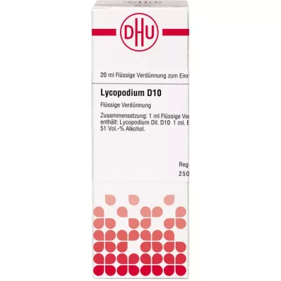 LYCOPODIUM D 10 Laimennus, 20 ml LYCOPODIUM D 10 Laimennus, 20 ml
