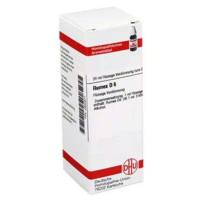RUMEX D 6 Laimennus, 20 ml