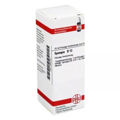 SPONGIA D 12 Laimennus, 20 ml SPONGIA D 12 Laimennus, 20 ml