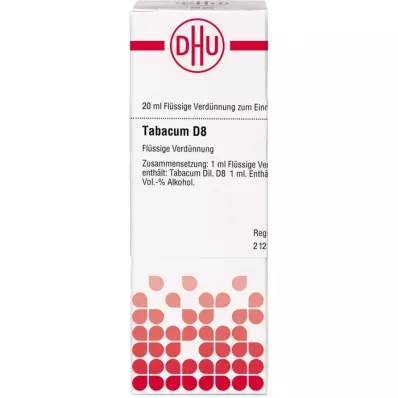 TABACUM D 8 Laimennus, 20 ml TABACUM D 8 Laimennus, 20 ml