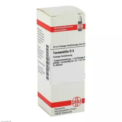 TORMENTILLA D 3 Laimennus, 20 ml
