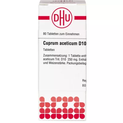 Cuprum Acet D10, 80 kpl Cuprum Acet D10, 80 kpl