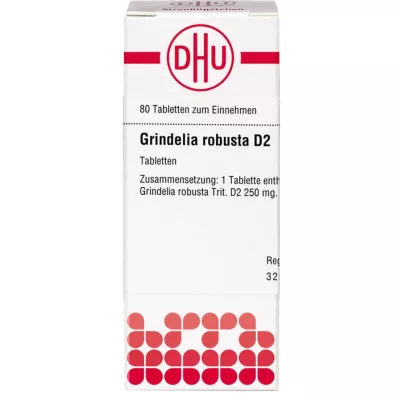 GRINDELIA ROBUSTA D 2 -tablettit, 80 kpl