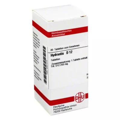 HYDRASTIS D 12 tablettia, 80 kpl HYDRASTIS D 12 tablettia, 80 kpl