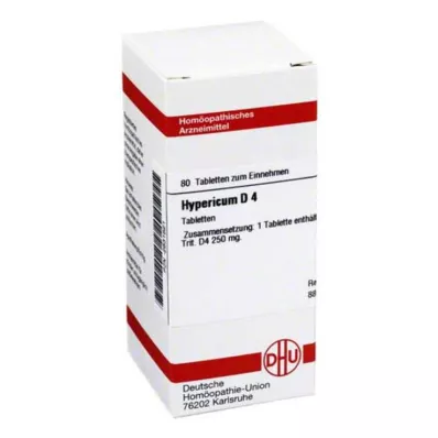 HYPERICUM D 4 tablettia, 80 kpl