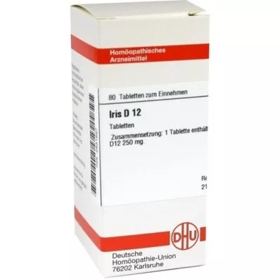 IRIS D 12 tablettia, 80 kpl IRIS D 12 tablettia, 80 kpl