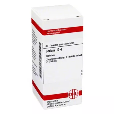 LEDUM D 4 tablettia, 80 kpl LEDUM D 4 tablettia, 80 kpl